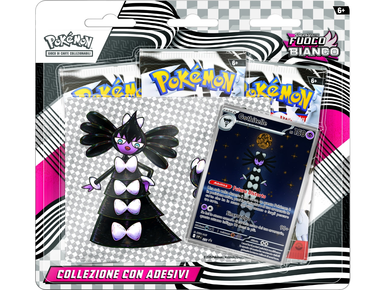 Pokemon SV10.5 Collezione con adesivi dell'espansione Fuoco Bianco IT £