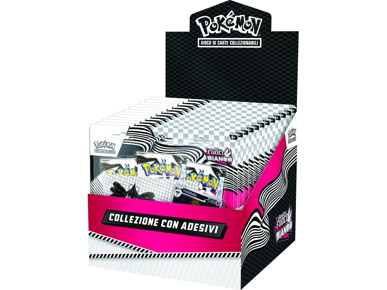 Pokemon SV10.5 Collezione con adesivi dell'espansione Fuoco Bianco IT £