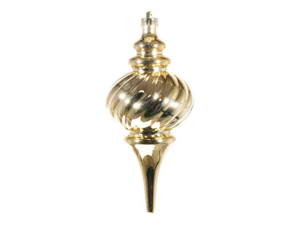 Appendino goccia 11,5cm in plastica oro