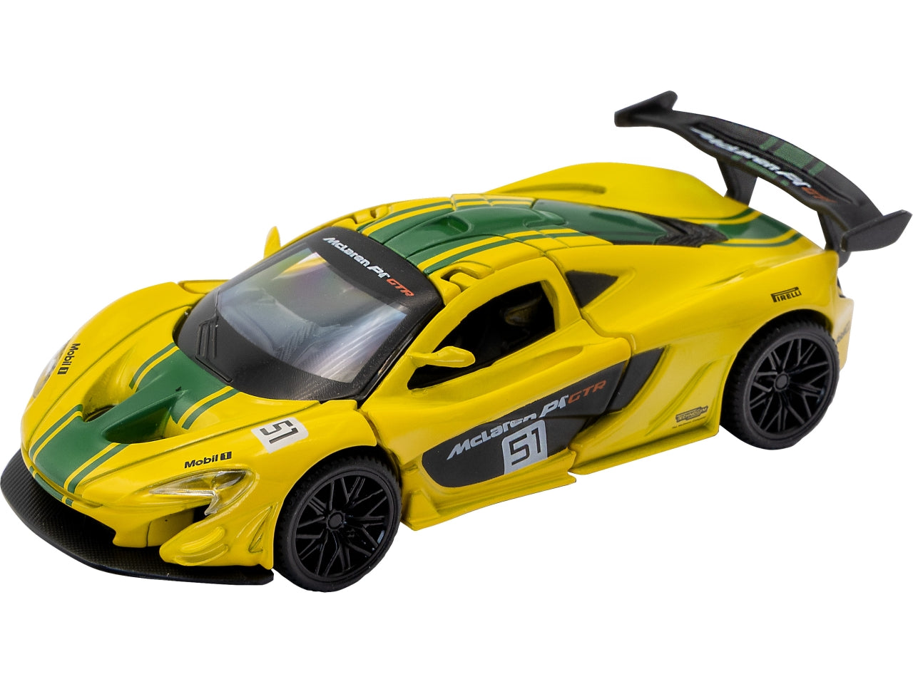 Die cast mclaren p1 gtr yellow 1:43
