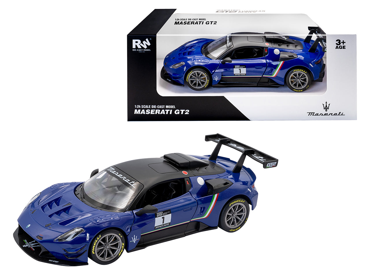 Dia cast auto maserati gt2 1:24