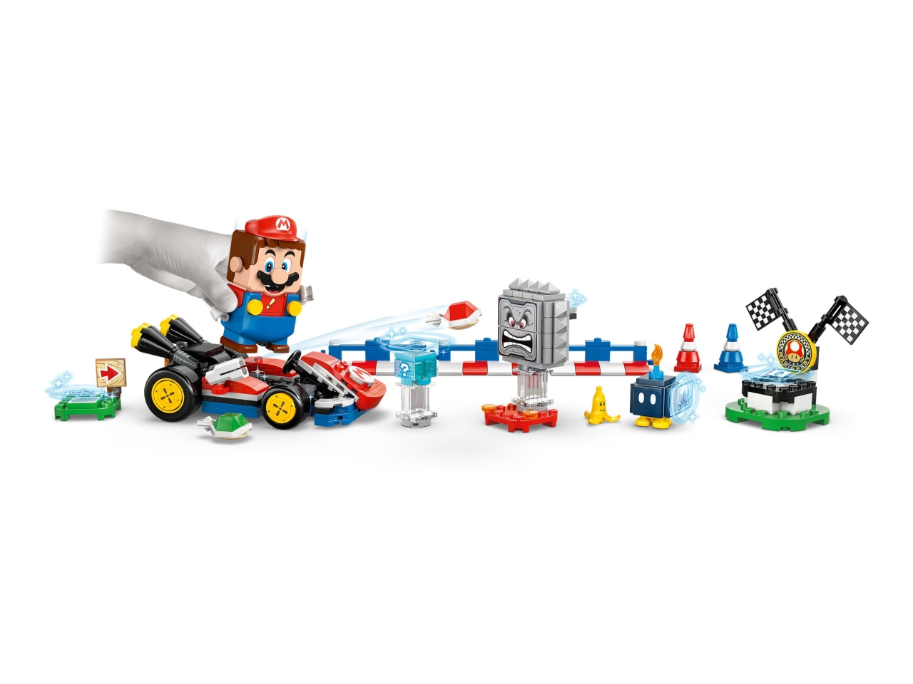 LEGO Mario Kart Mario interattivo e Kart standard