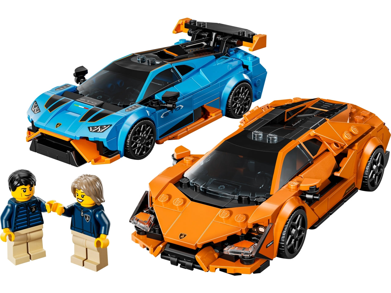 LEGO Lamborghini Revuelto e Huracán STO