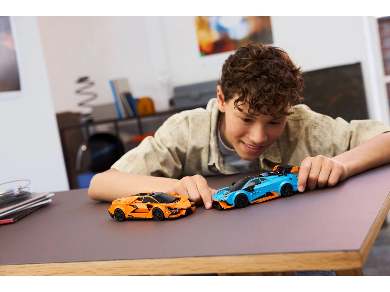 LEGO Lamborghini Revuelto e Huracán STO