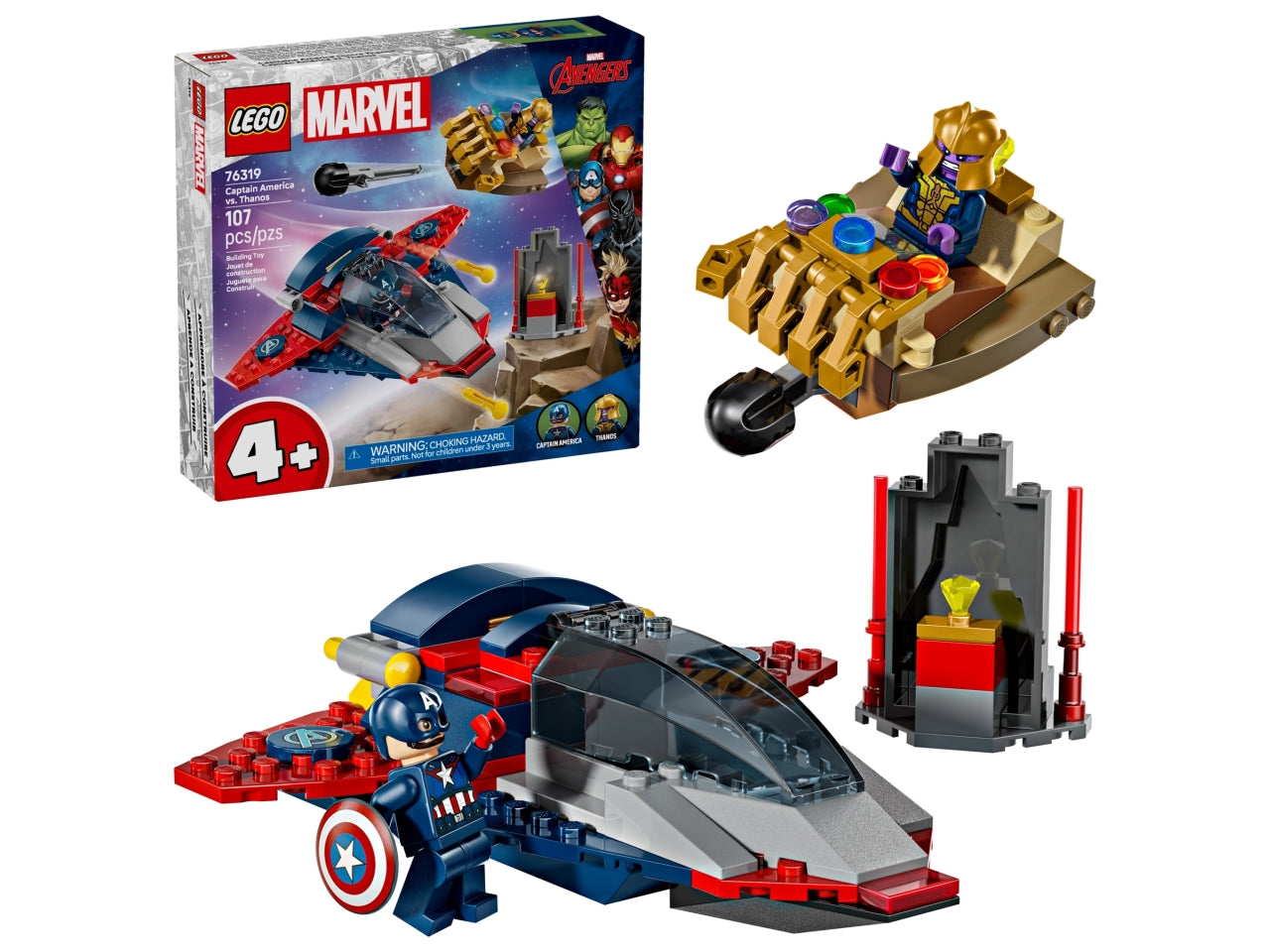 LEGO Captain America contro Thanos