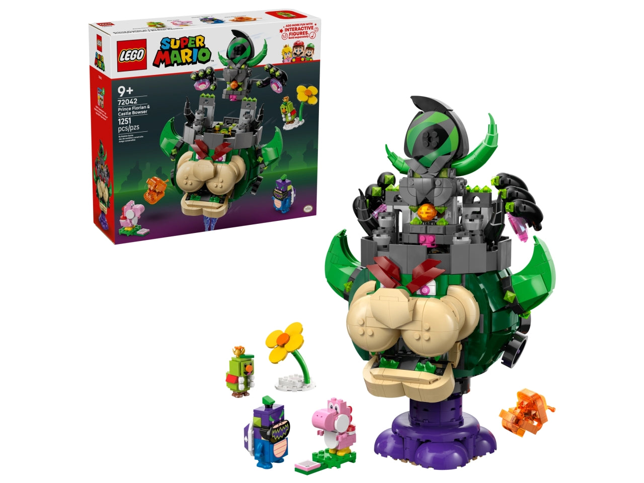 LEGO Principe Florian e Bowser castello