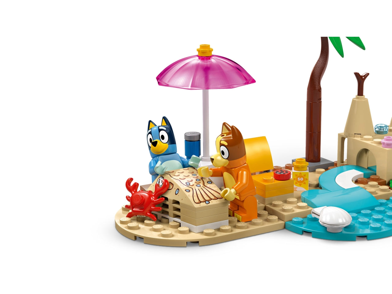 LEGO Vacanza sulla spiaggia della famiglia di Bluey