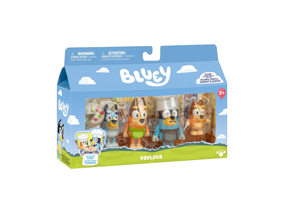 Bluey lpc action figure 4-pack 23x16x6cm