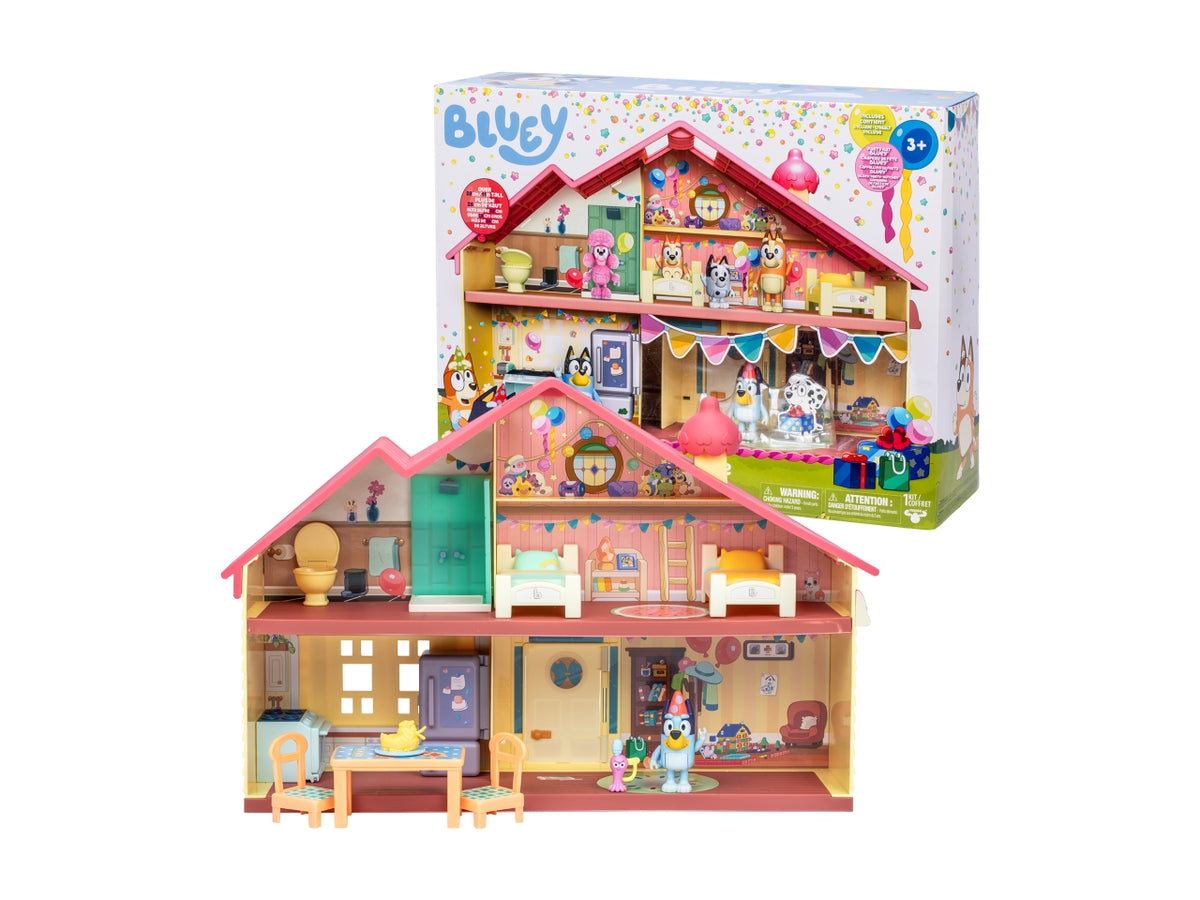 Bluey celebration home 46x35x13cm modelli assortiti