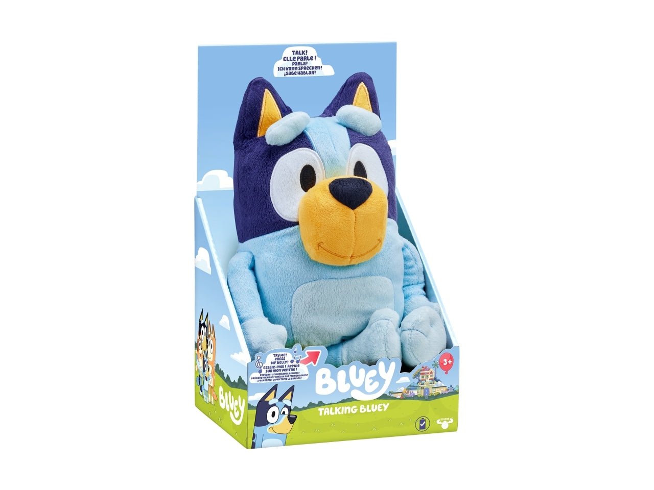 Bluey plush 33cm con funzioni 18x31x14cm