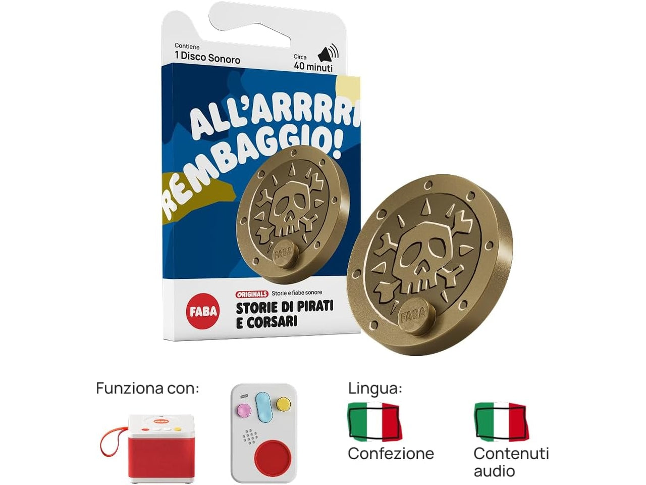 Disco sonoro storie di pirati