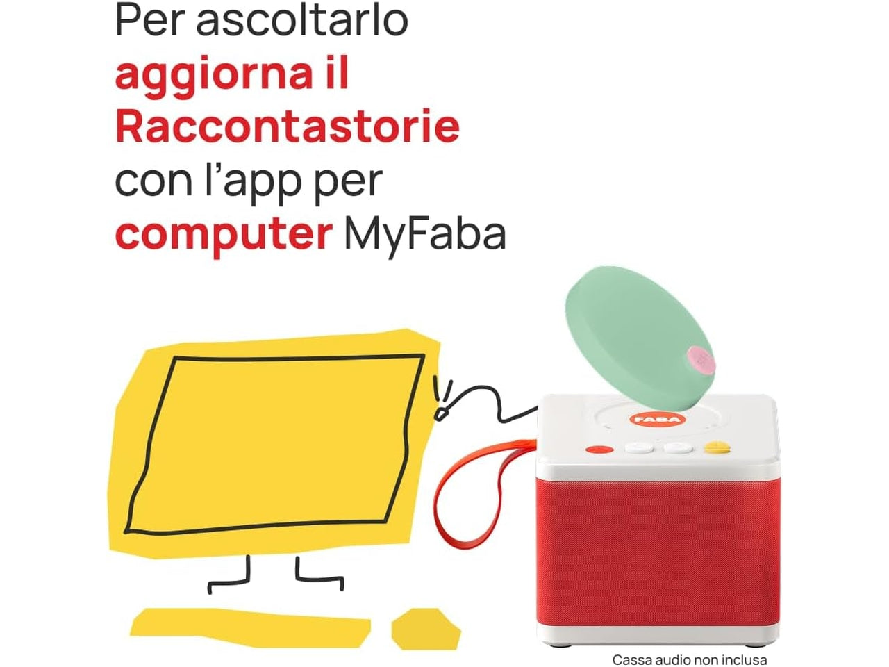 Disco sonoro fabame menta e fragola