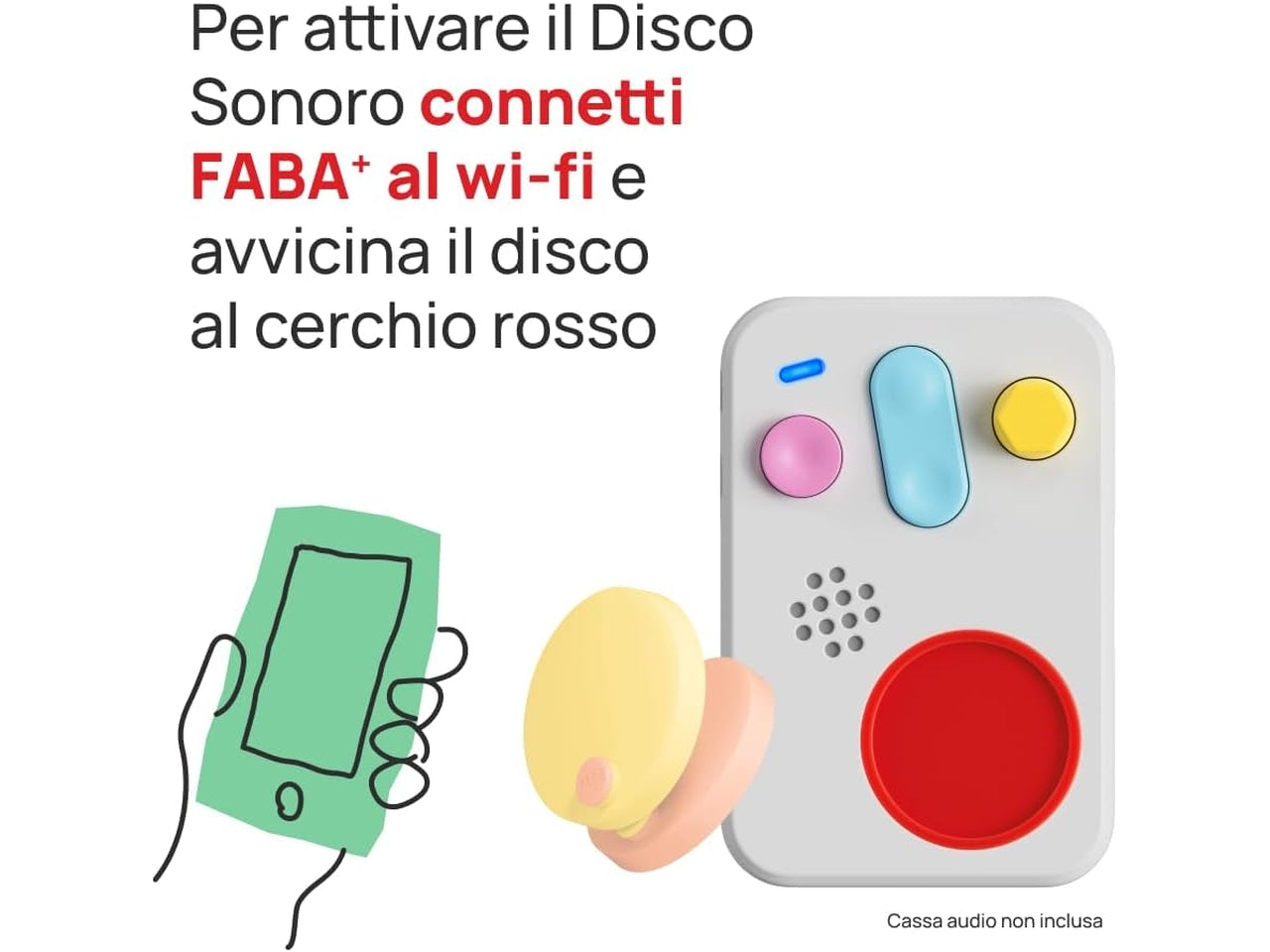 Disco sonoro pesca e banana