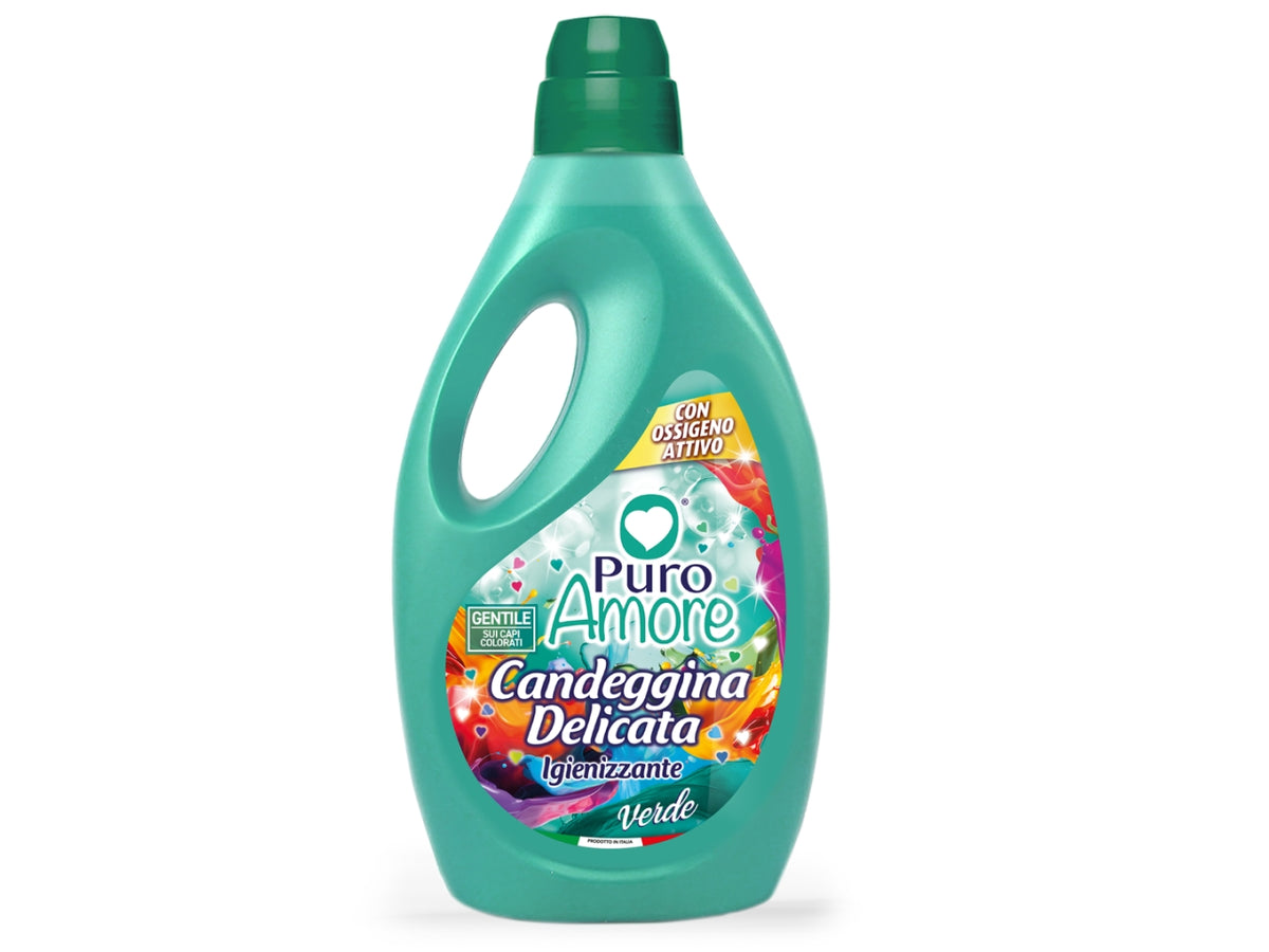 Puro amore candeggina delicata 2lt verde $
