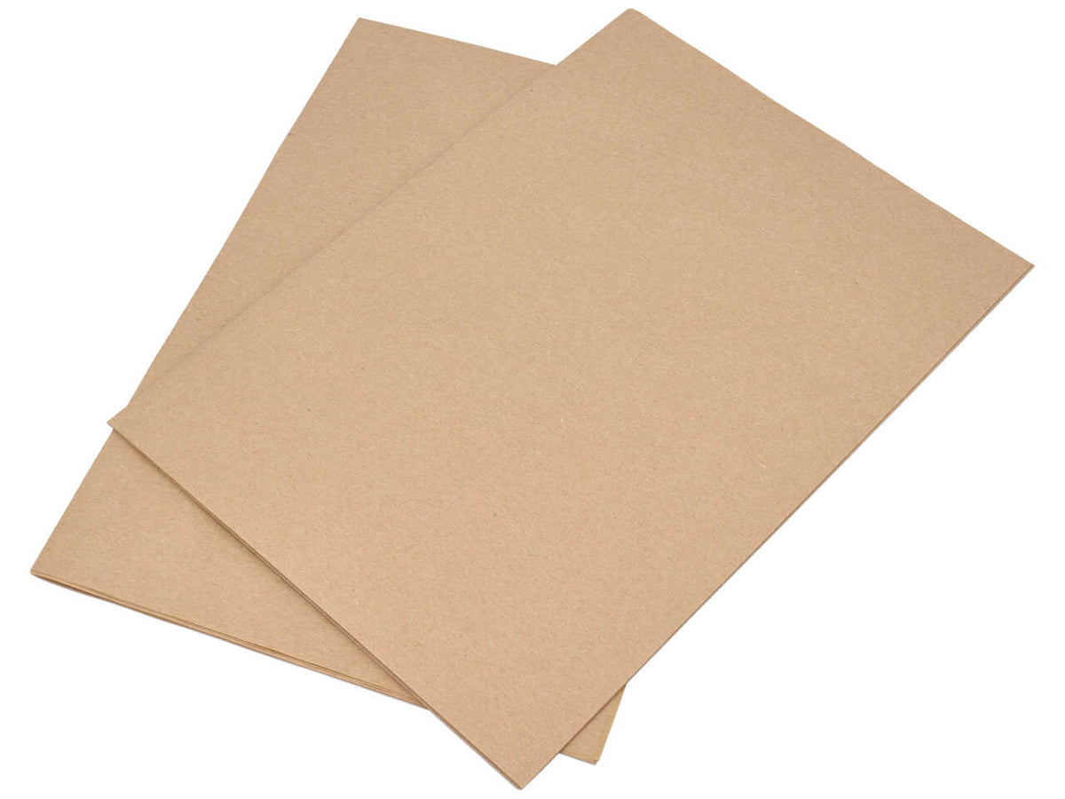 Set di 2 fogli di carta regalo avana 70x100