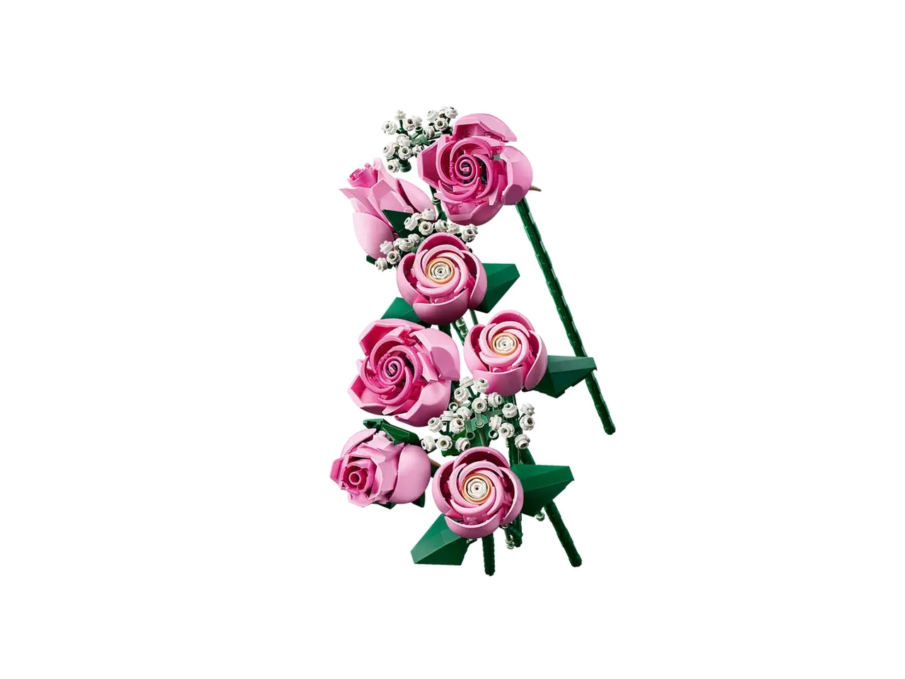 Lego Botanicals Bouquet di rose rosa