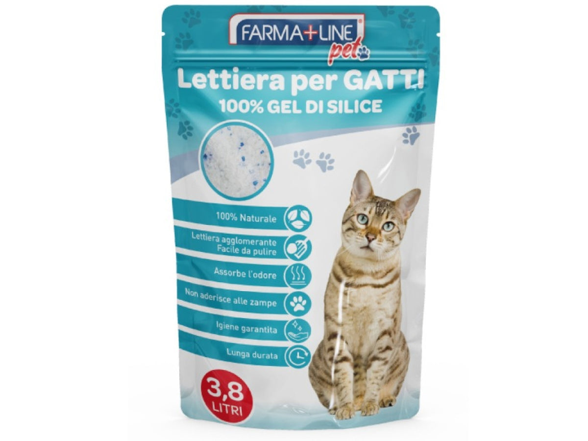 Lettiera gatti gel di silice 3,8l $