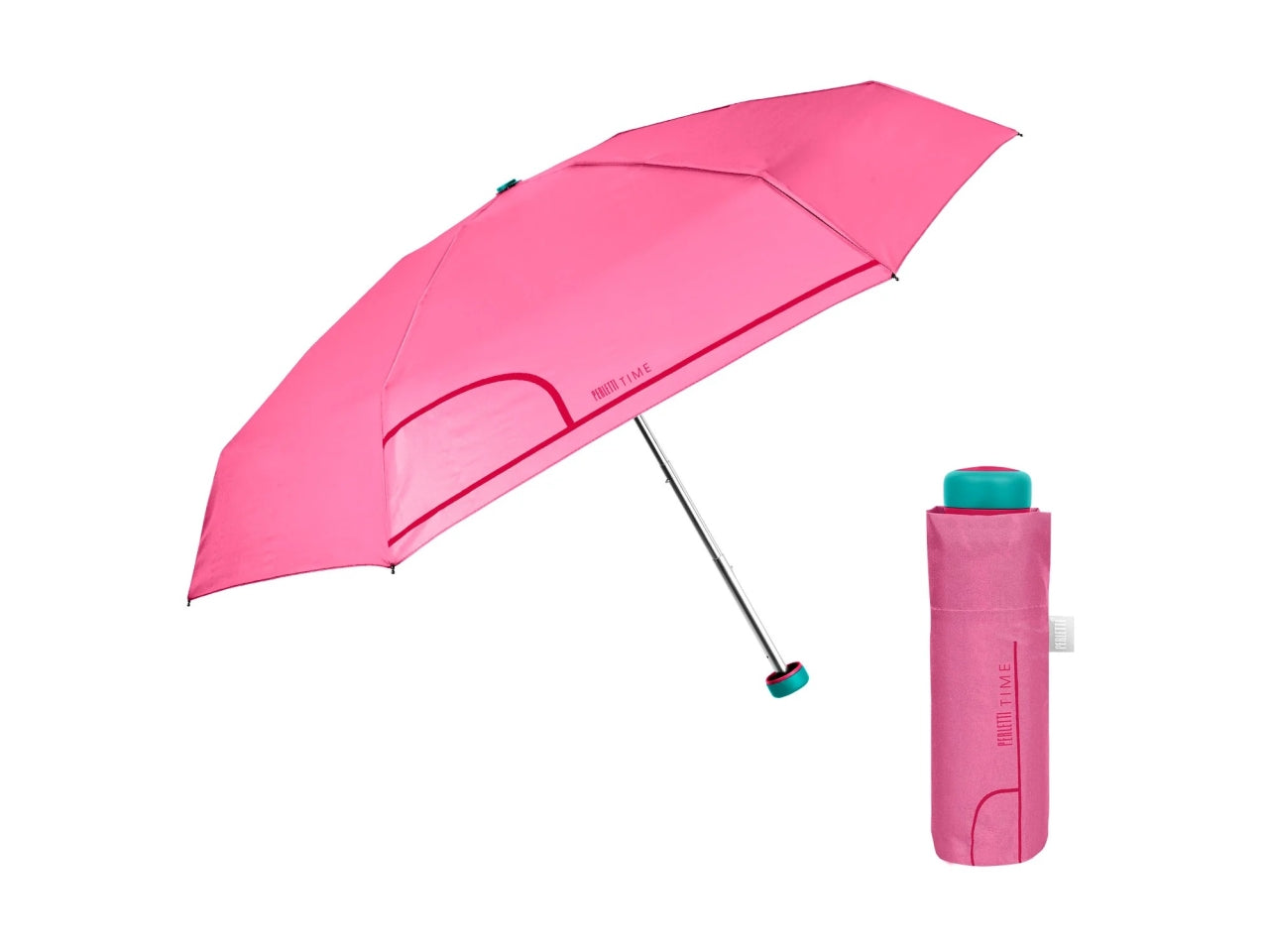 Ombrello donna mini 51cm man. light tinta unita