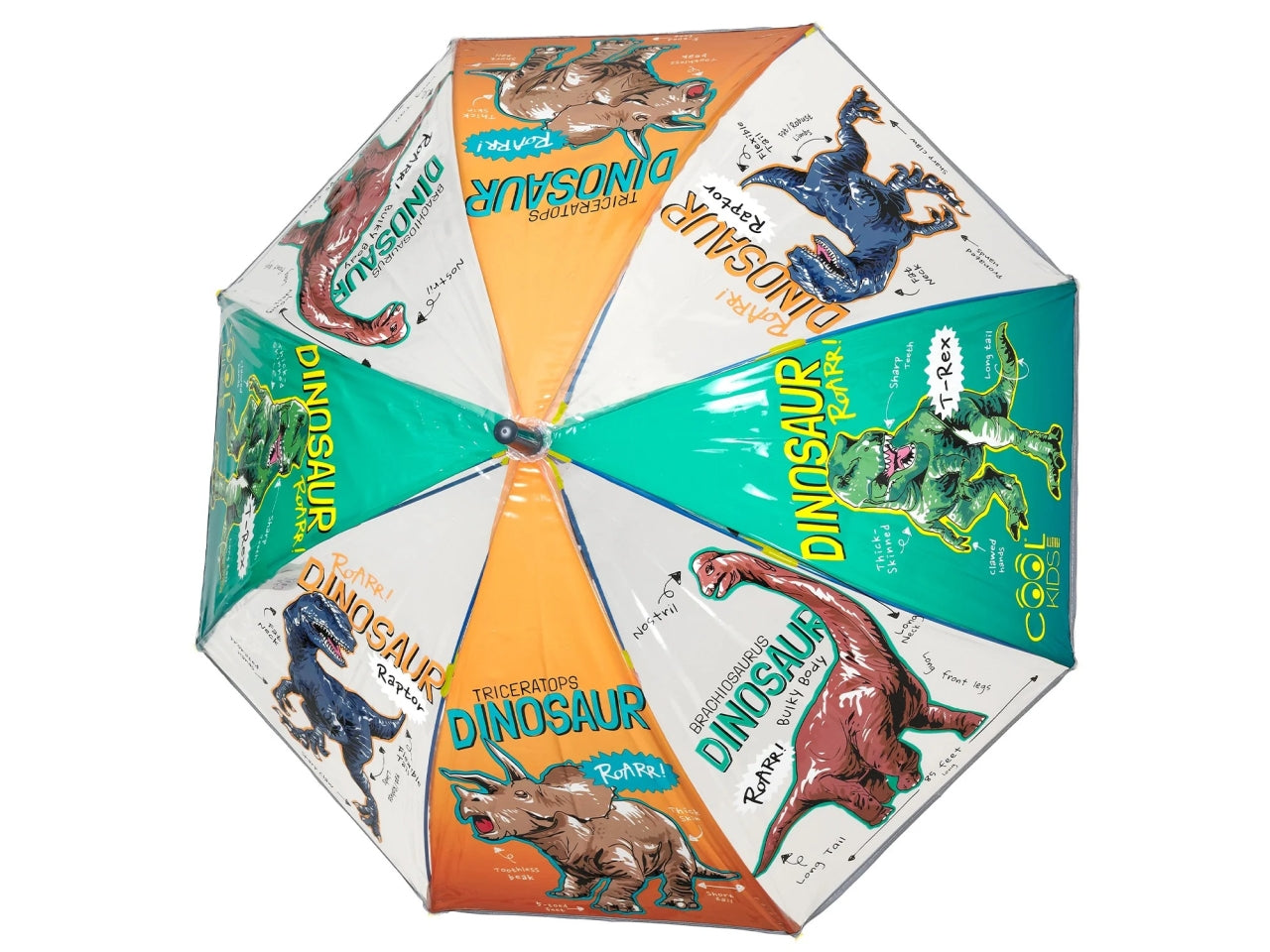 Ombrello kids manuale 45 cm cupola Dinosauro kids