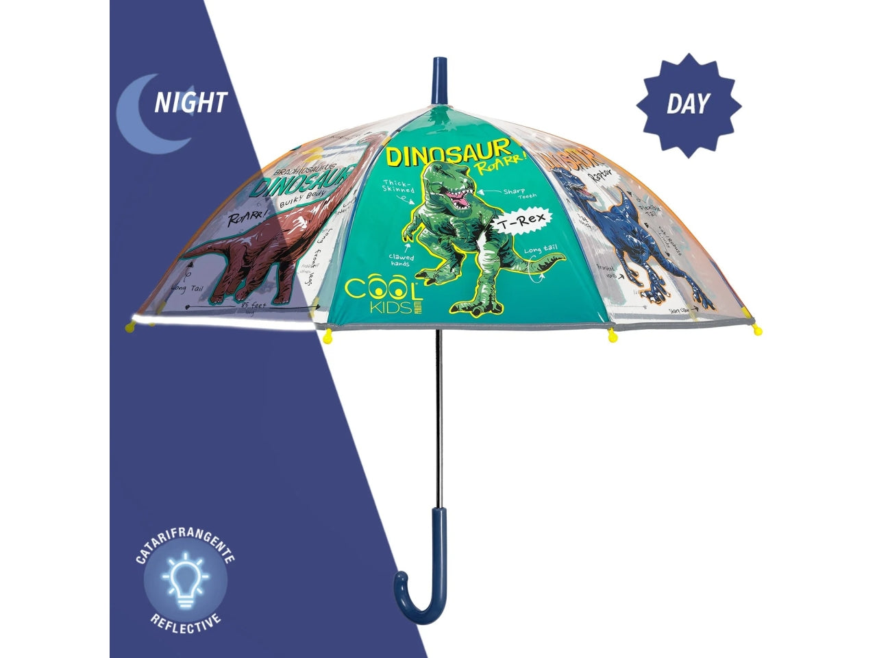 Ombrello kids manuale 45 cm cupola Dinosauro kids