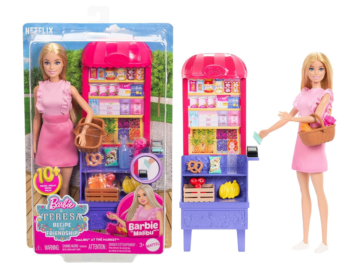 Barbie and teresa friends malibu set