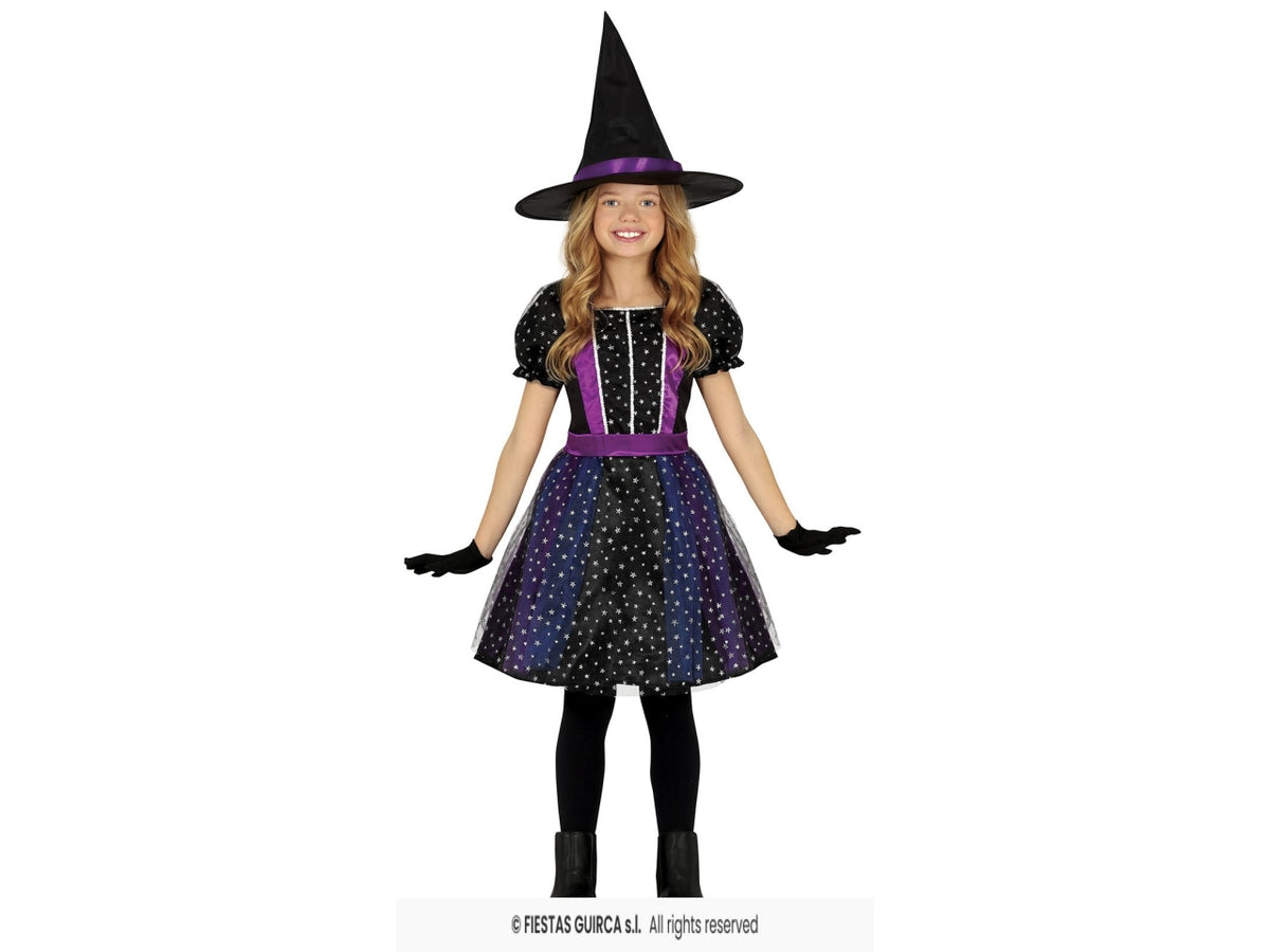 Costume streghetta nera 5/6 anni