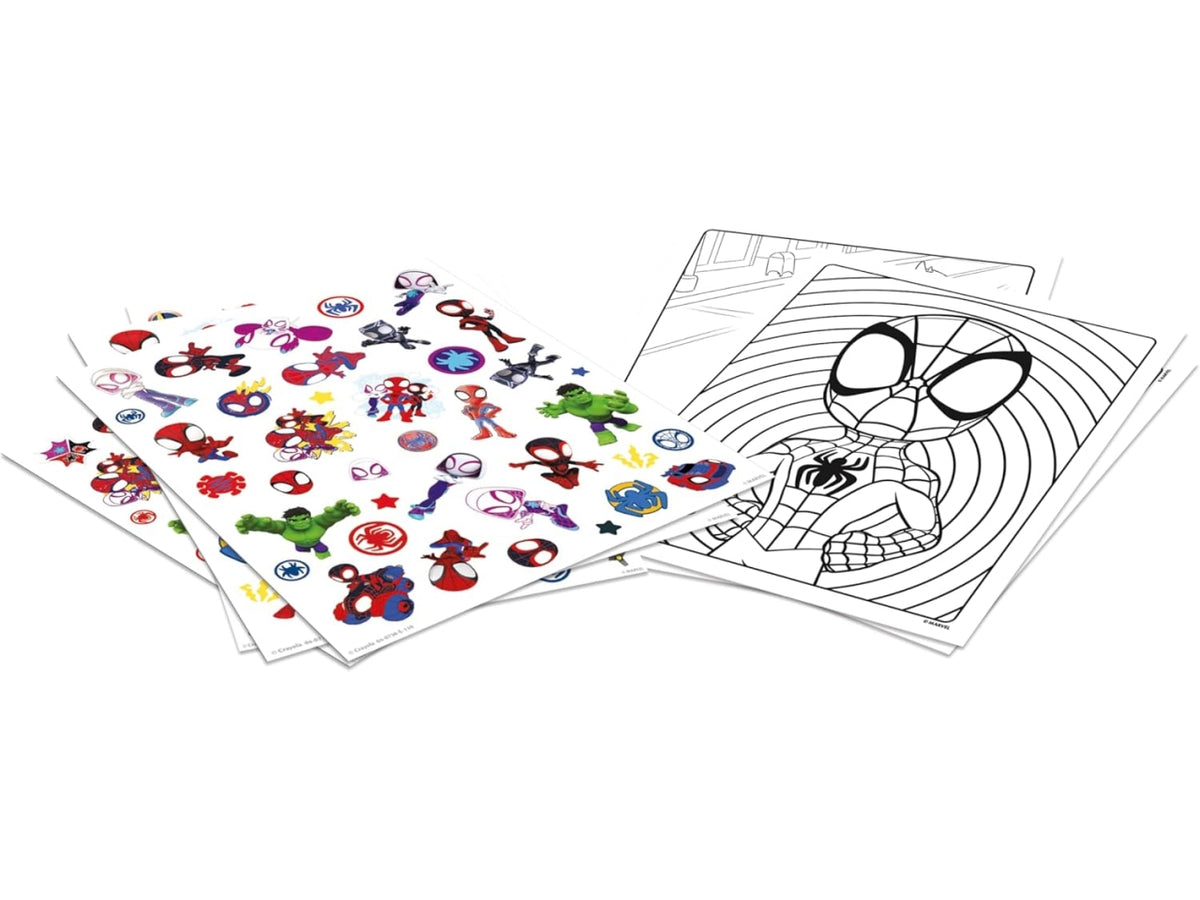 Album adesivi coloring marvel spidey
