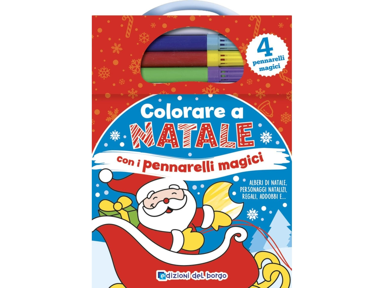 Colorare a natale con pennarelli magici