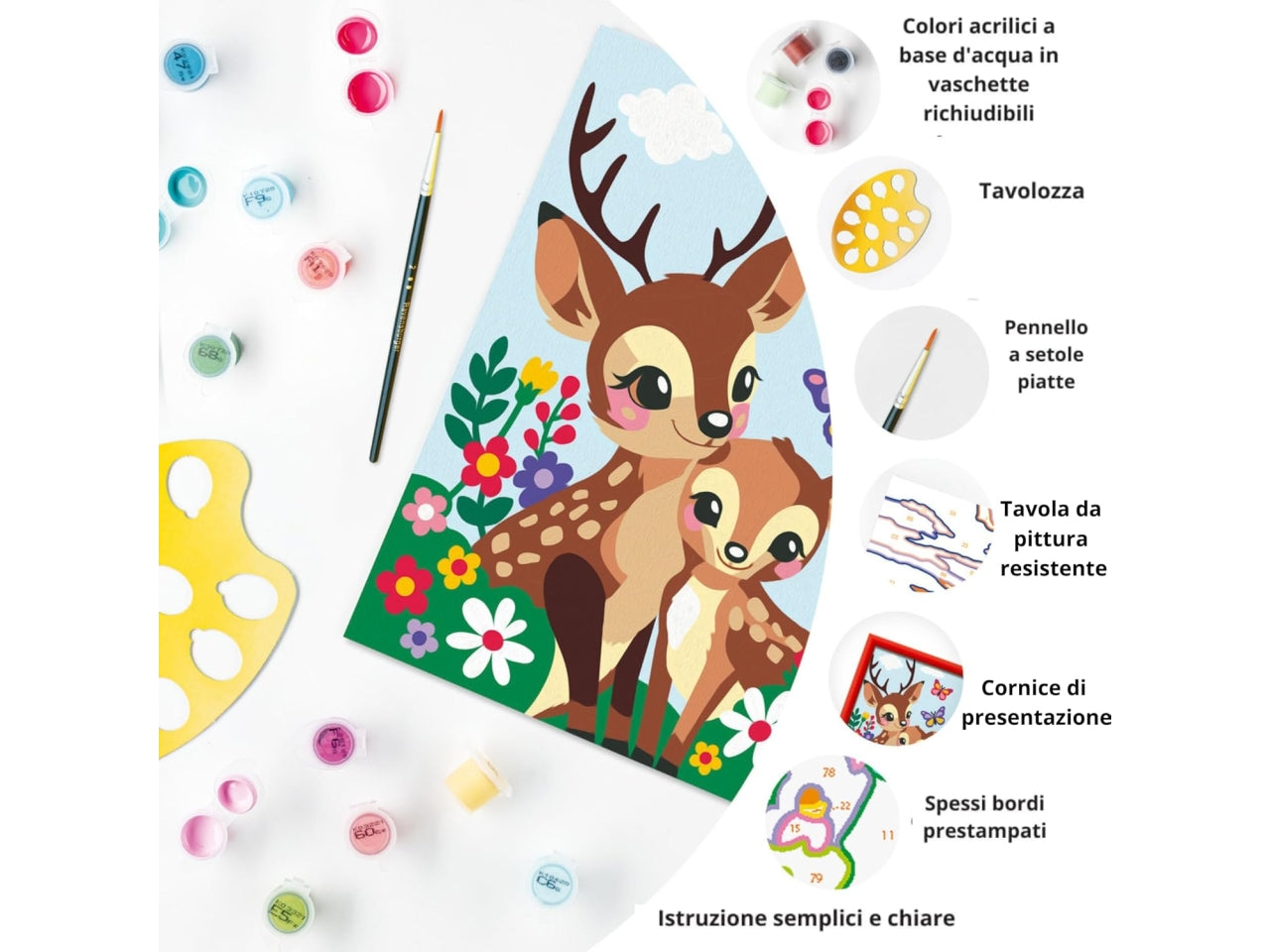 Creart serie d adorabili cerbiatti