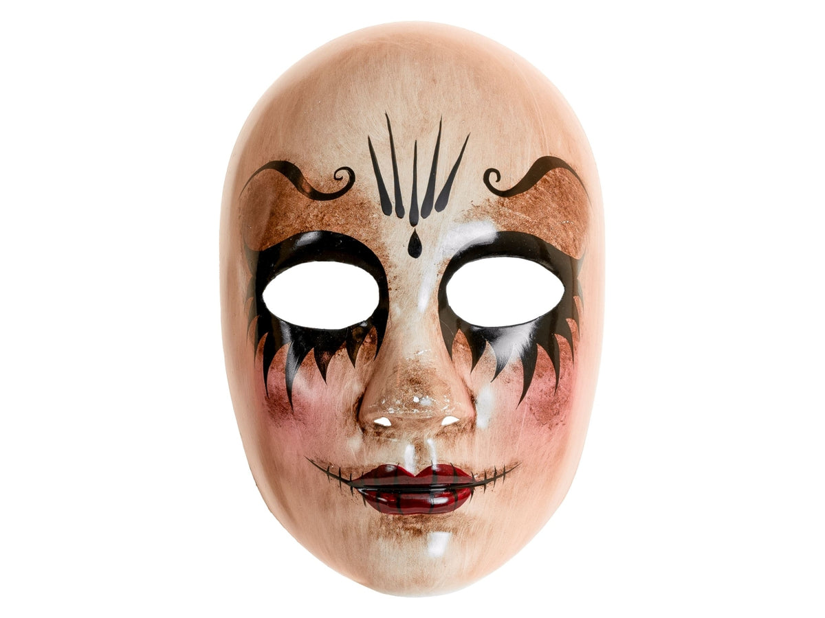 Maschera commedia dell'arte donna inquietante
