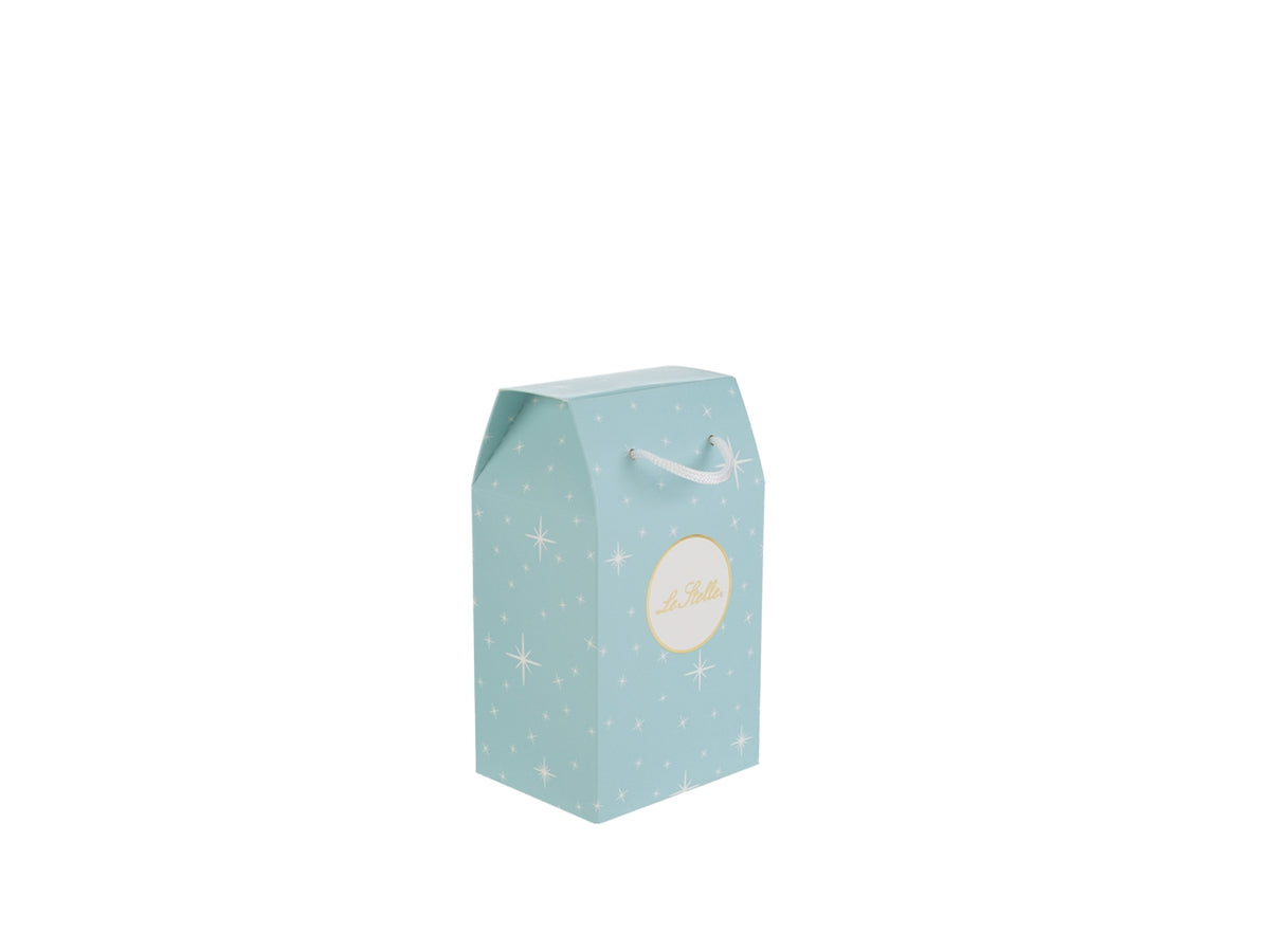 Giostrina carillon in legno 7,5xh.13cm celeste con astuccio abbinato
