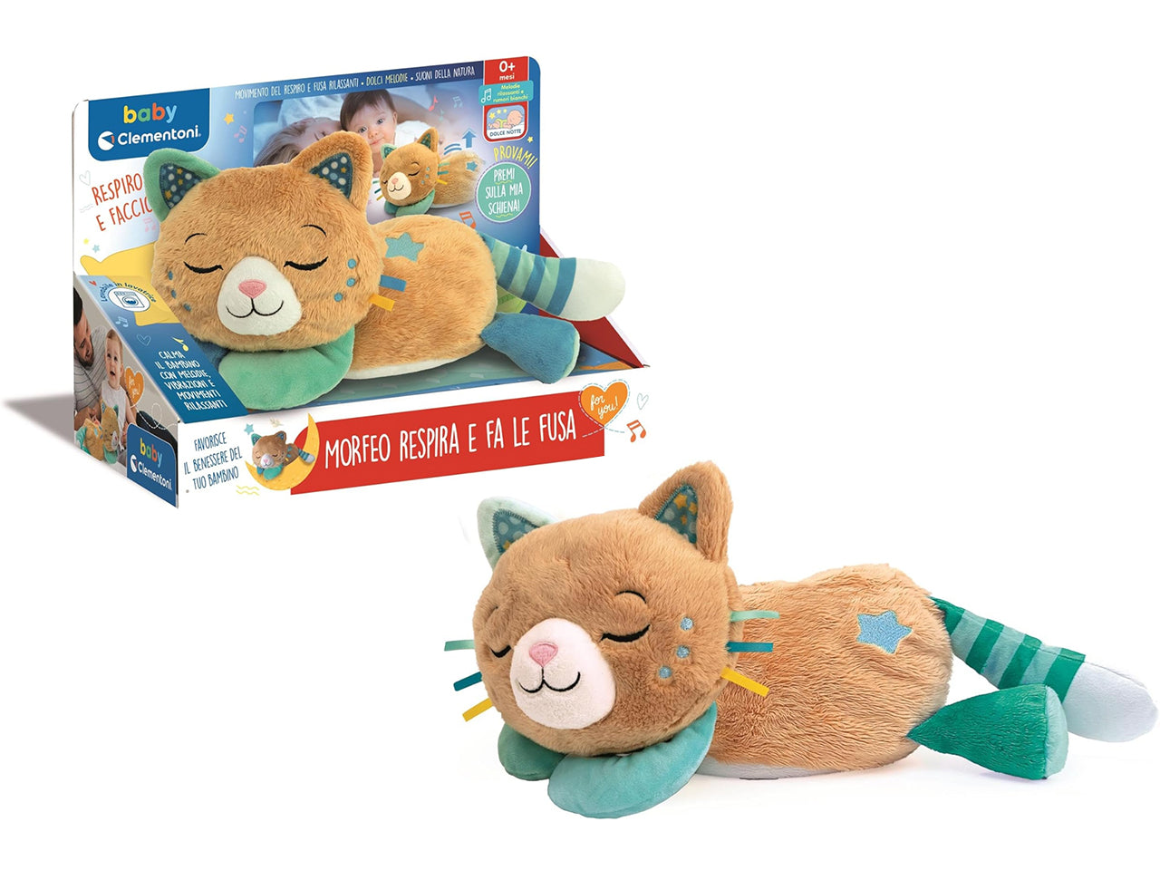 Baby Clementoni for you Morfeo gattino del relax