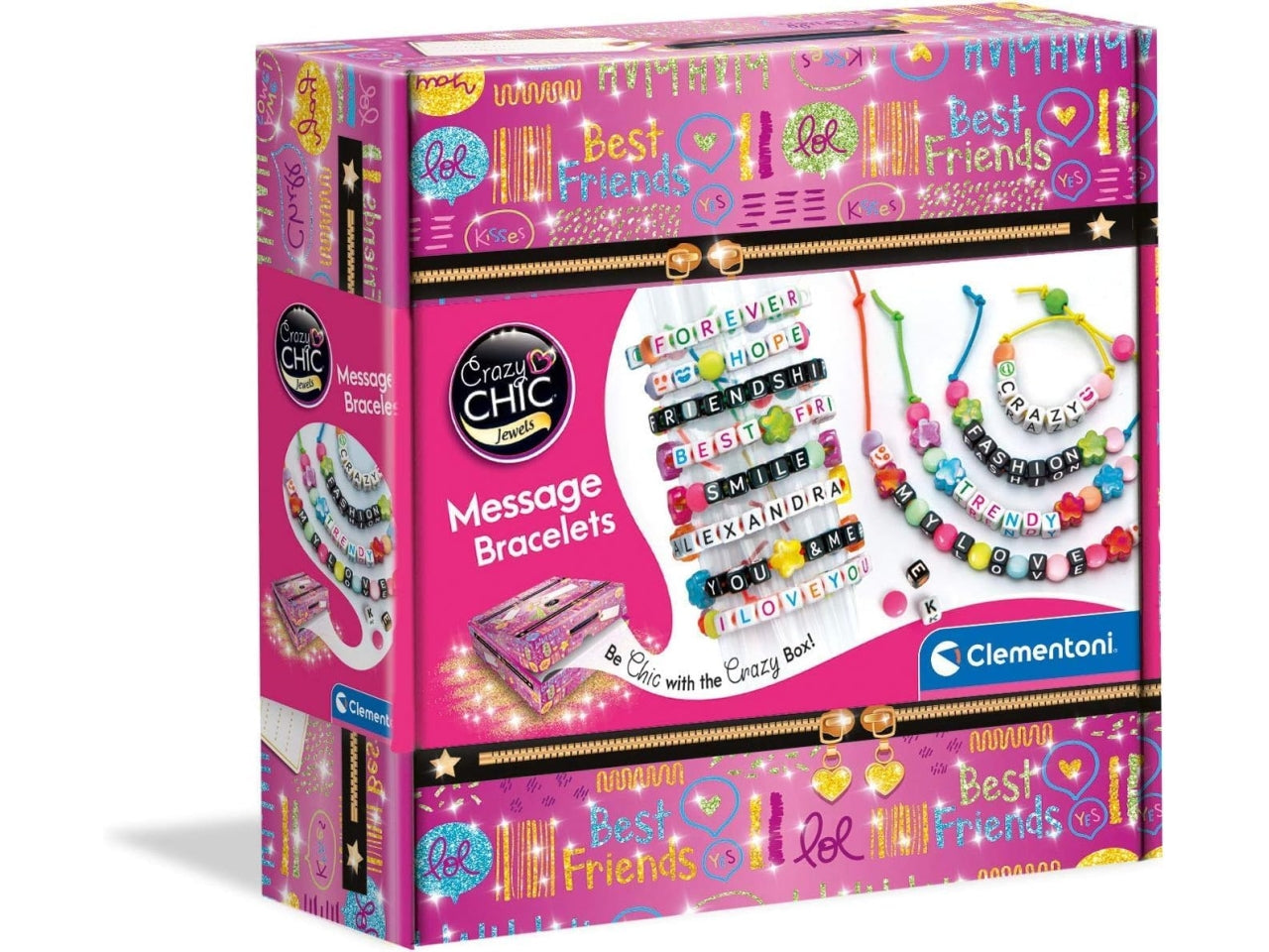 Crazy Chic Message Braccialetti