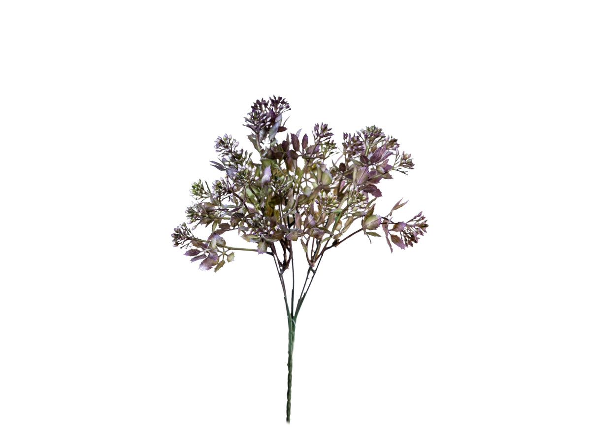 Mazzo trifoglio autunnale 32cm lilla