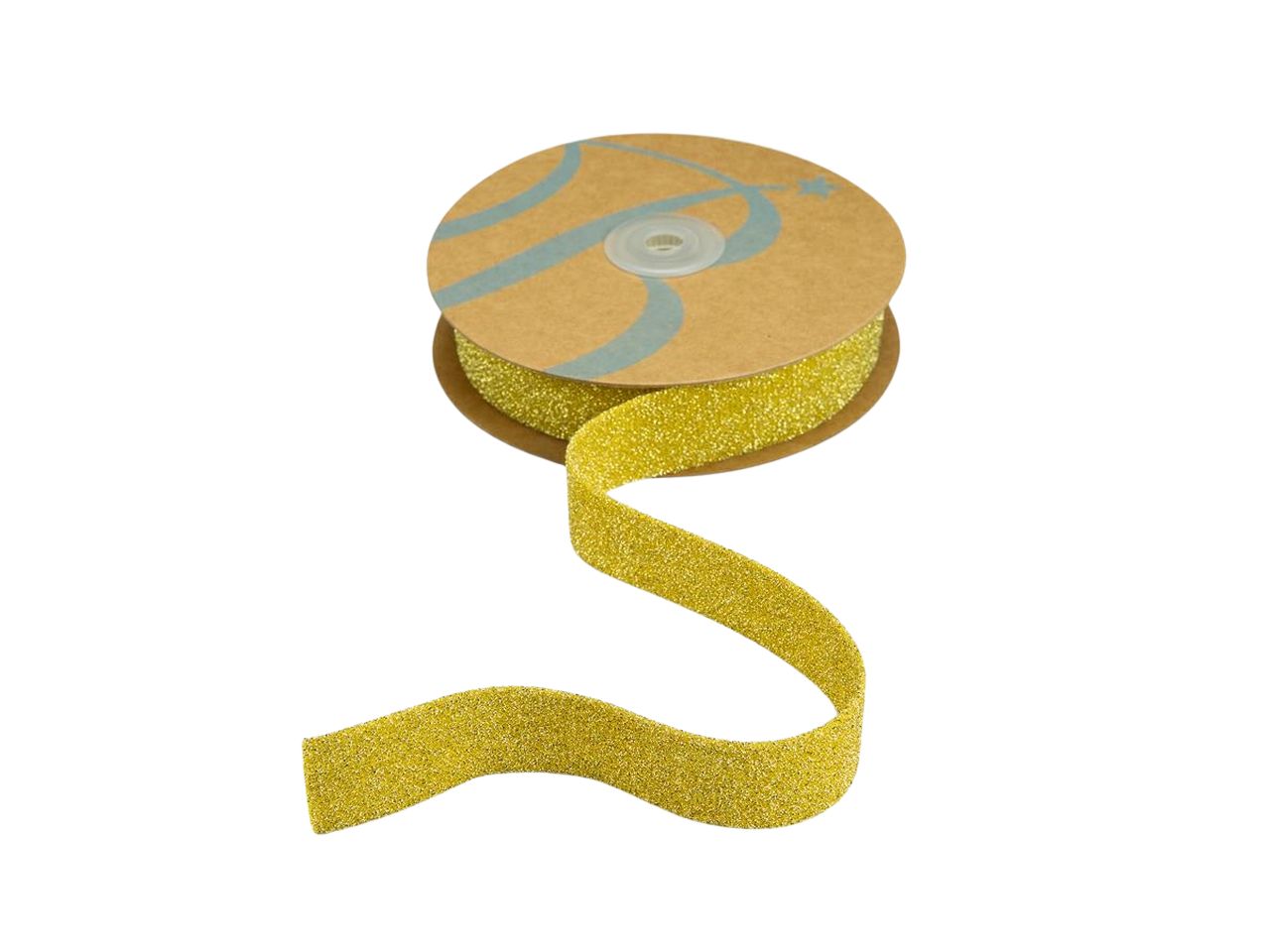 Nastro doppio lamé 25mmx10mt oro