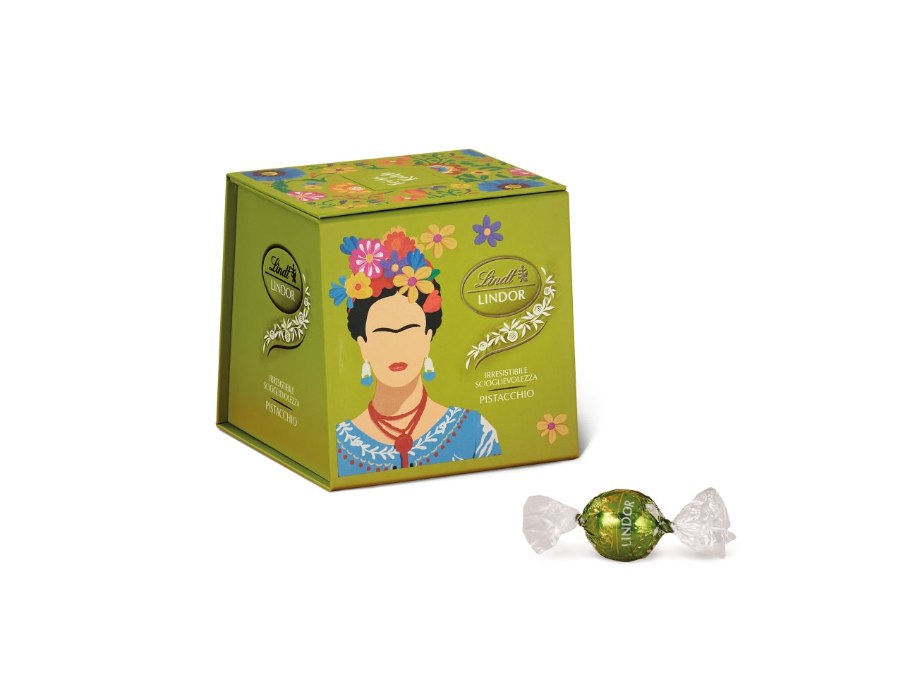 Lindt scatola arte al pistacchio 175gr $