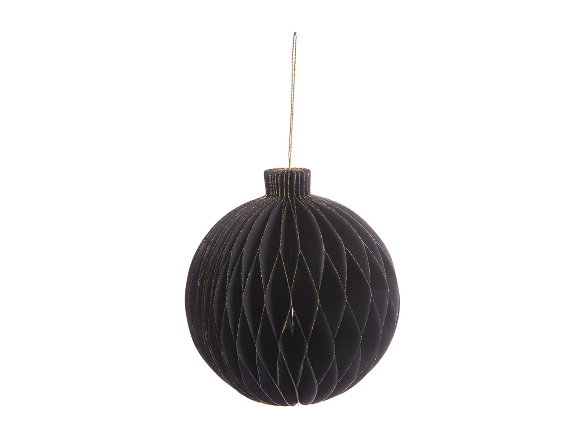 Palla 15cm in carta nero