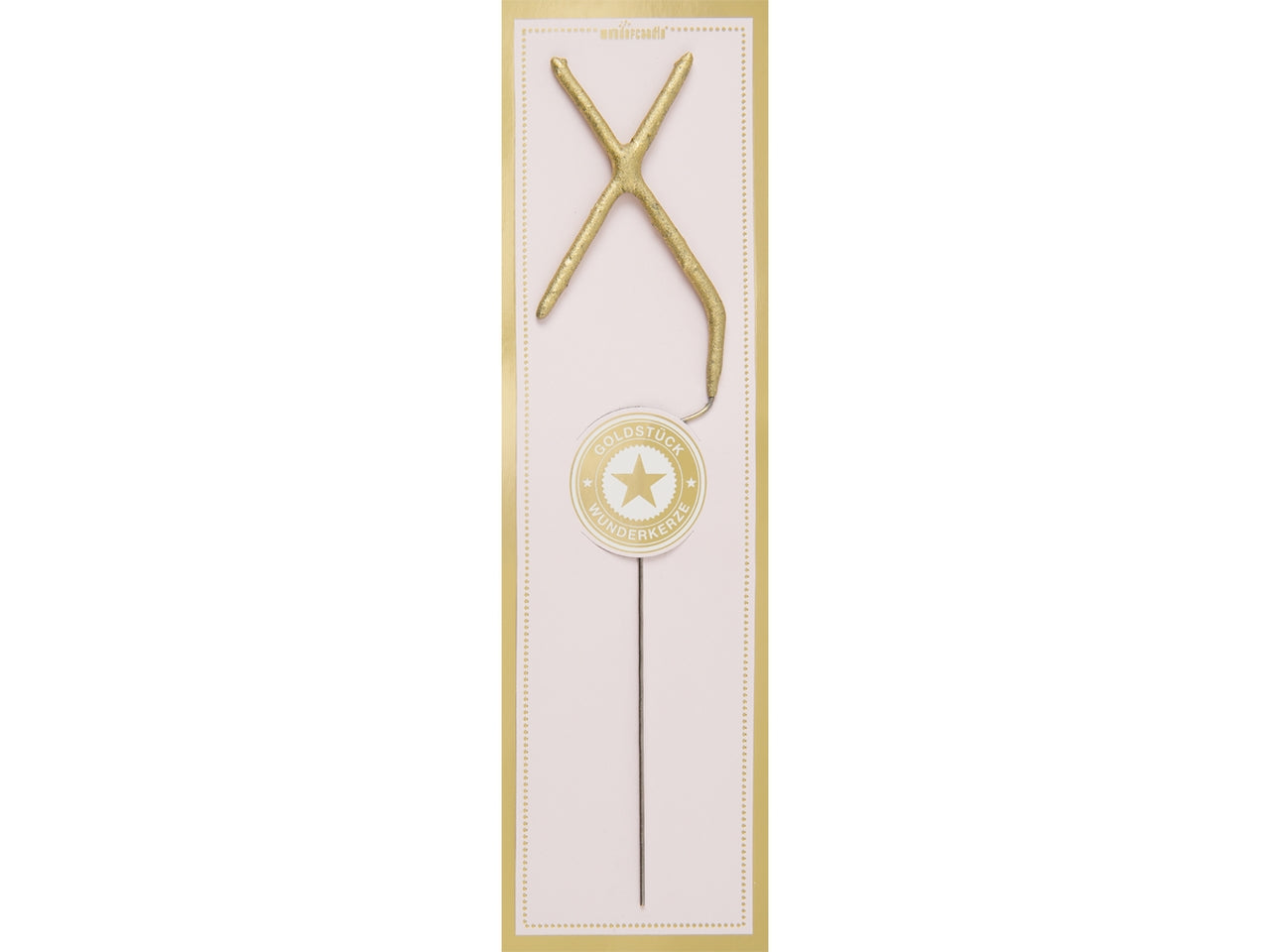 Candela scintilla Lettera X