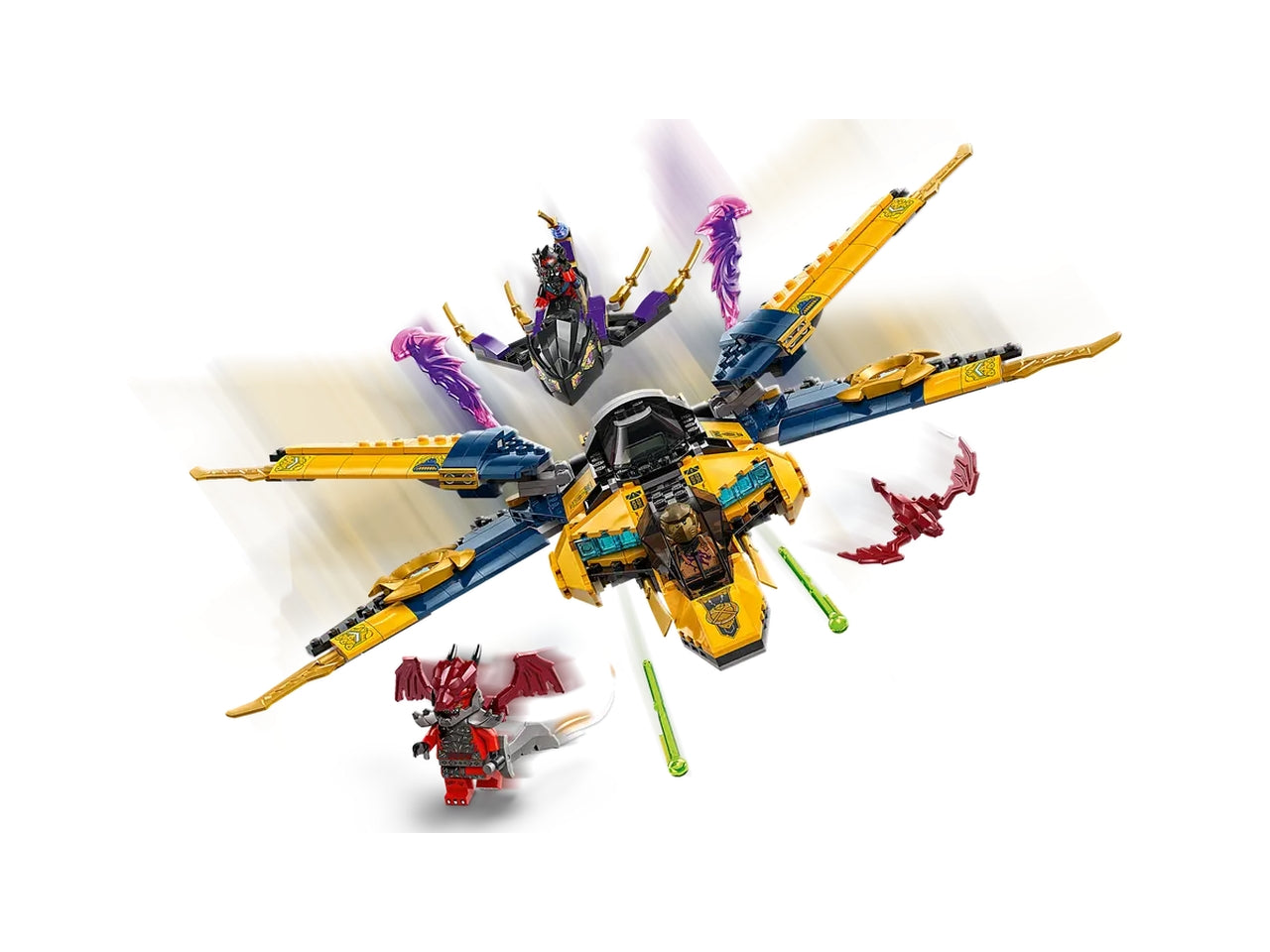 Lego Ninjago Jet Super Storm di Ras e Arin