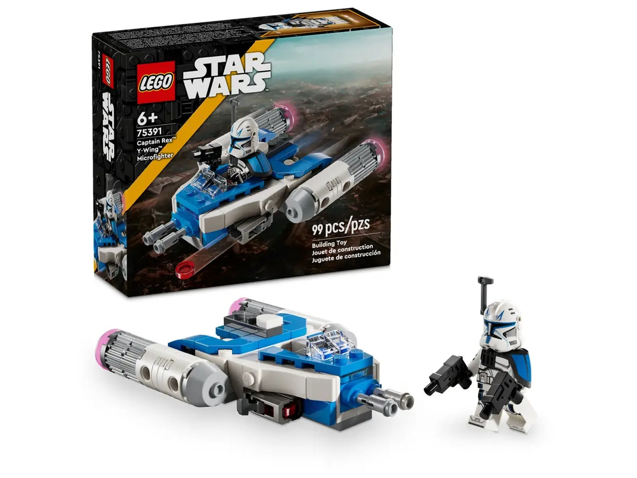 Lego Star Wars TM Microfighter Y-Wing di Captain Rex