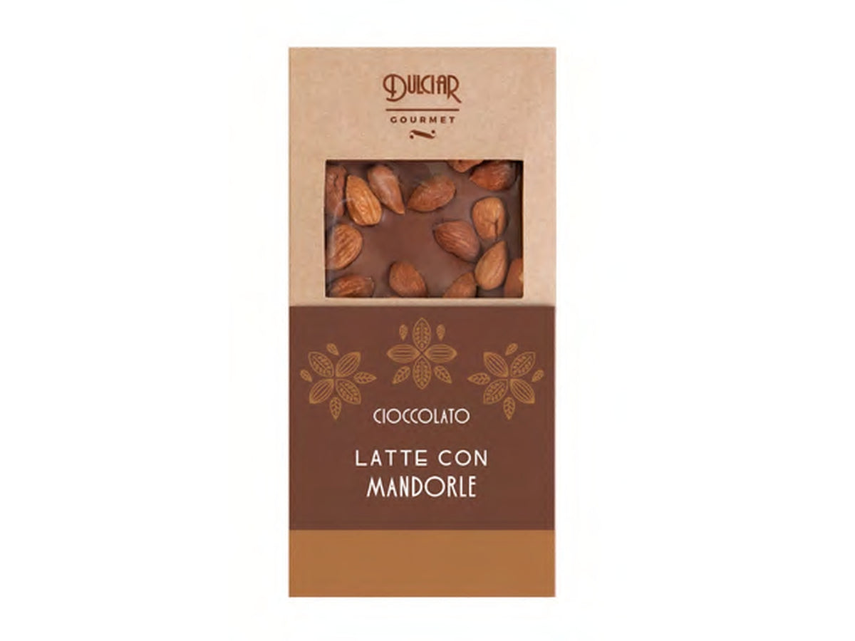 Tavoletta gourmet latte e mandorle 100gr $