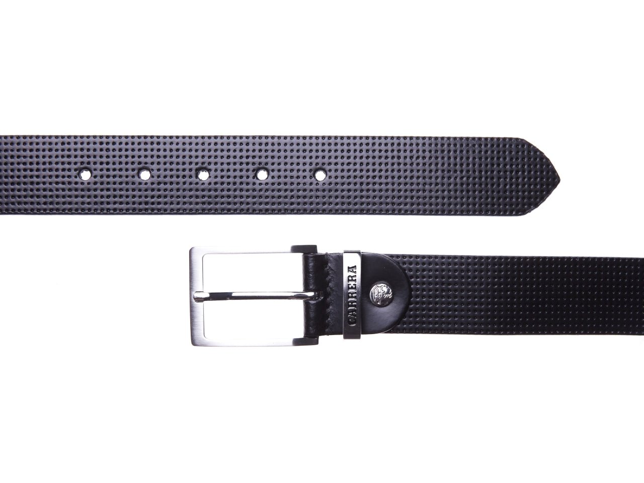 Carrera cintura 3,5cm in pelle nero tg.M