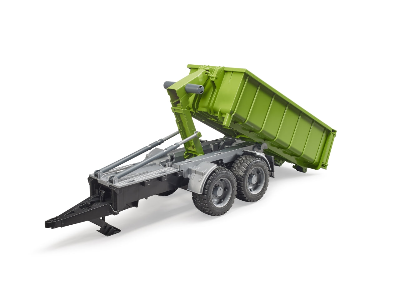Rimorchio per trattori c/container ribaltabile
