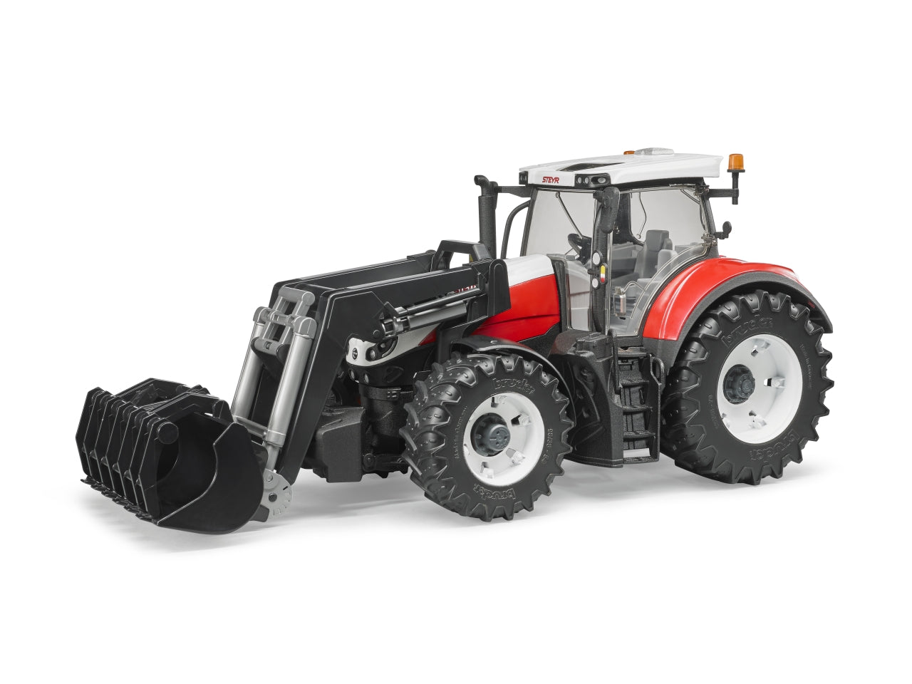 Trattore steyr 6300 terrus cvt con benna
