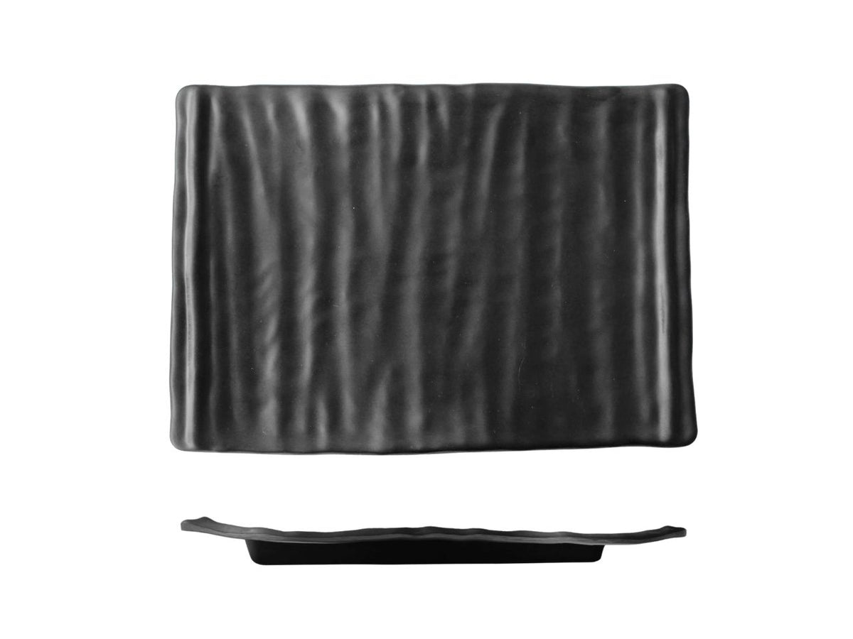 Nero organic vassoio melamina 32x22,6cm