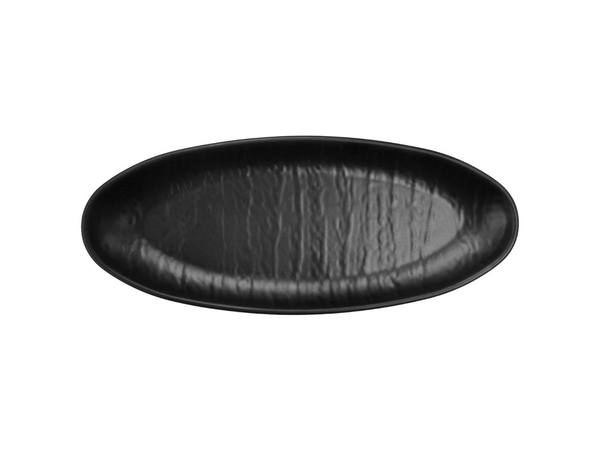 Nero organic vassoio ovale melamina 35,5x15cm