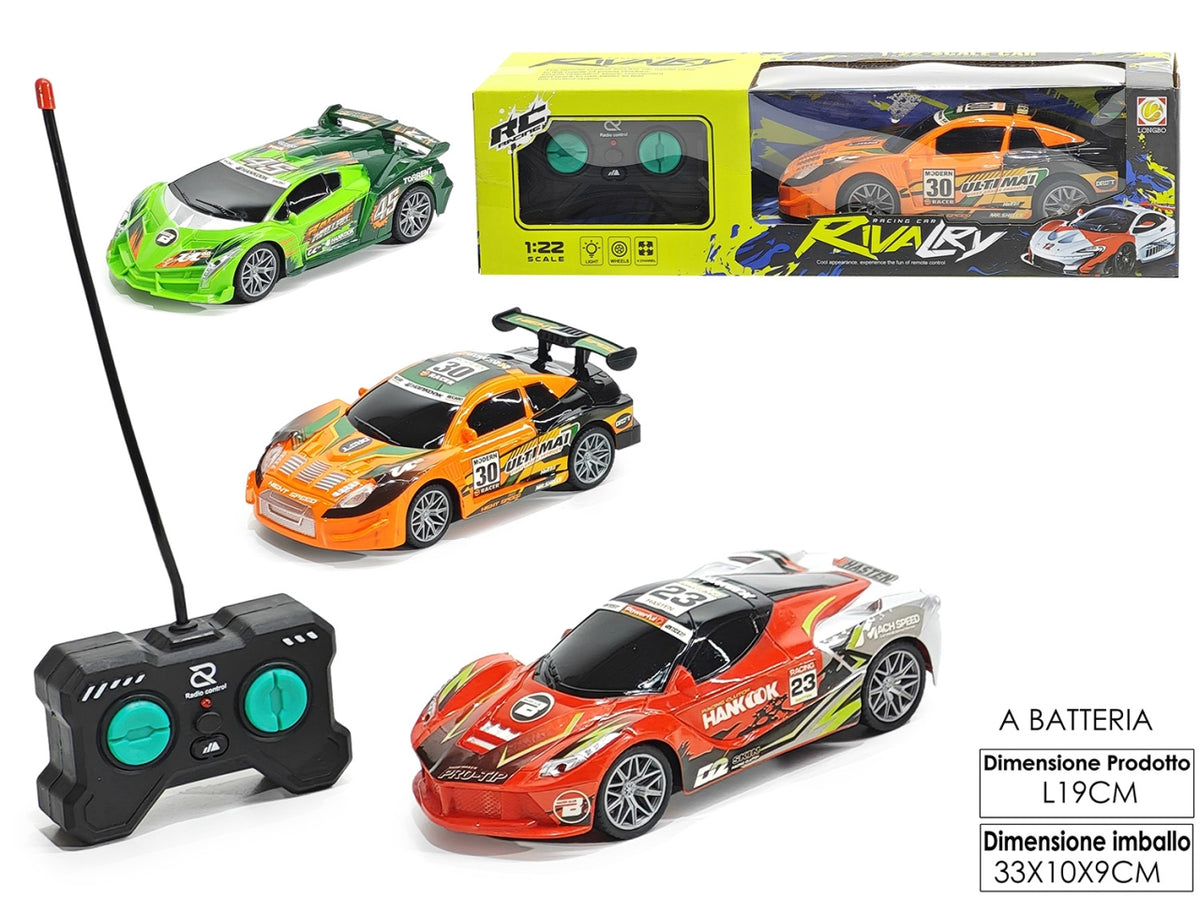 Auto radiocomando 4 funzioni modelli assortiti
