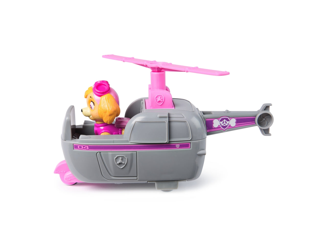 Paw patrol veicolo base skye con personaggio