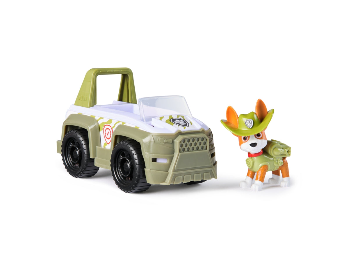 Paw patrol veicolo base tracker con personaggio $