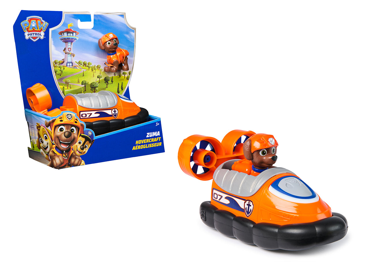 Paw patrol veicolo base zuma con personaggio $